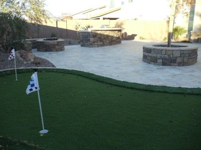 we've installed a putting green in Tucson AZ that has been rigorously tested to meet every golfer's standards